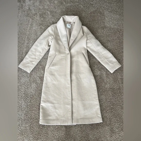 Abercrombie and Fitch Wool Blend Top Coat - Picture 2 of 4